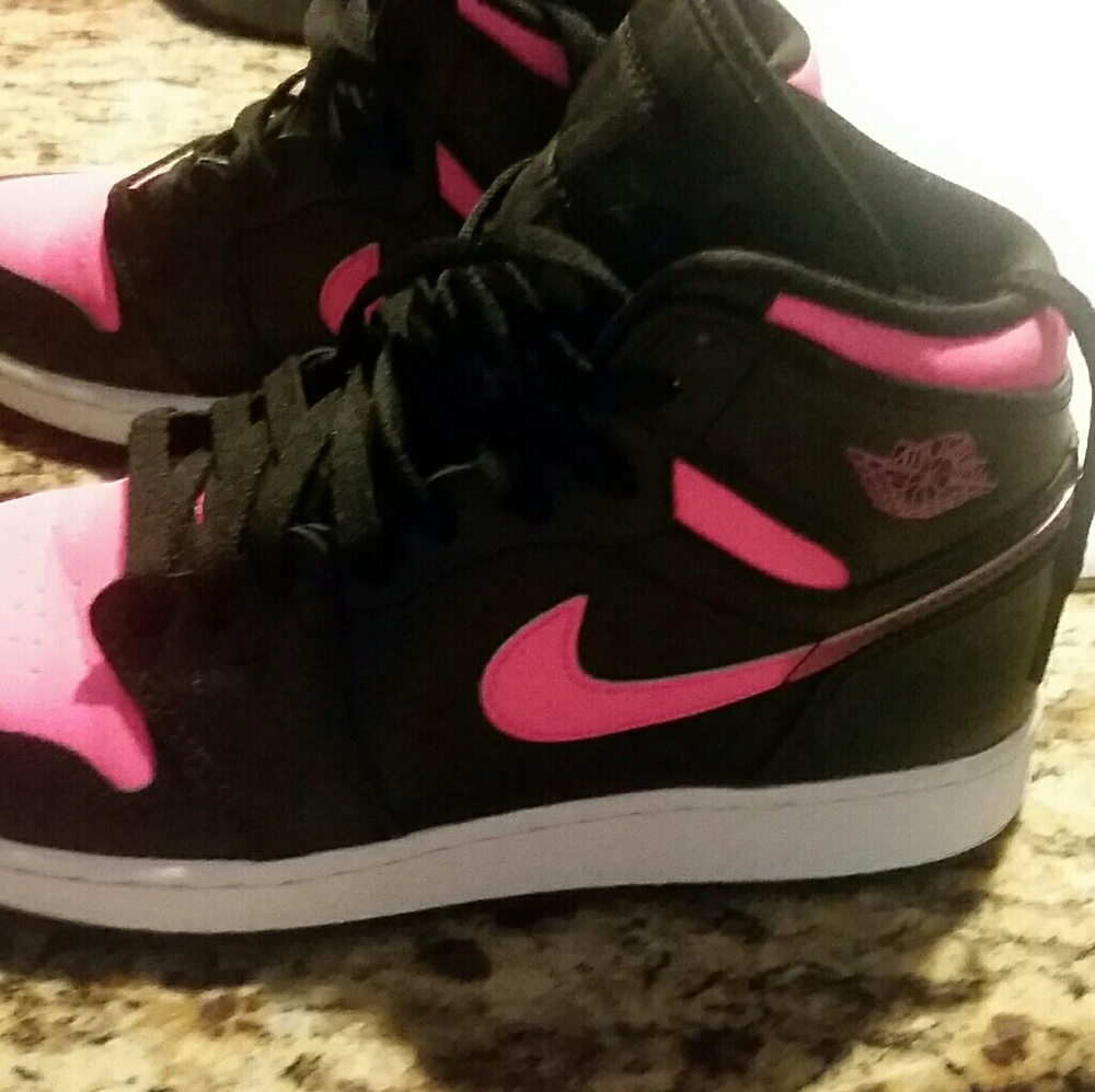 Youth Jordan high top sneakers